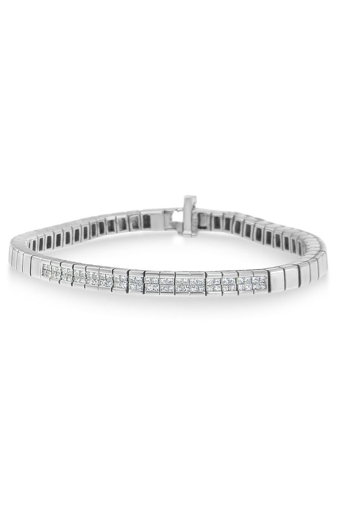Princess Cut Diamond Bracelet